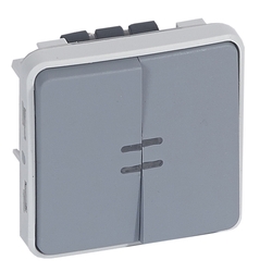 ŁĄCZNIK SCHODOWY + PRZYCISK PODŚWIETLANY 10AX-250V~ PLEXO55  - 069519 - LEGRAND