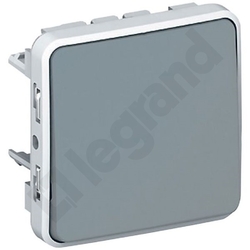 PRZYCISK PRZEŁĄCZNY SZARY 10A-250V~ PLEXO55  - 069541 - LEGRAND