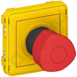 WYŁĄCZNIK AWARYJNY SZARY/ŻÓŁTY 3A-250V~ PLEXO55  - 069547 - LEGRAND