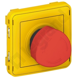 WYŁĄCZNIK AWARYJNY OBROTOWY SZARY/ŻÓŁTY 3A-250V~ PLEXO55  - 069549 - LEGRAND