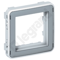 ADAPTER BEZ KLAPKI IP20 SZARY/BIAŁY PLEXO55  - 069582 - LEGRAND