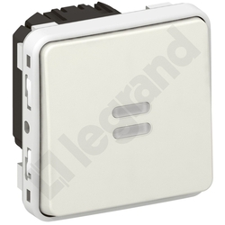 ŁĄCZNIK CZASOWY PODŚWIETLANY BIAŁY/ ECRU 230V~ PLEXO55  - 069604 - LEGRAND