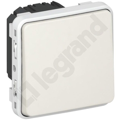 PRZYCISK PRZEŁĄCZNY BIAŁY/ ECRU 10A-250V~ PLEXO55  - 069631 - LEGRAND