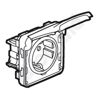 GNIAZDO POJEDYNCZE 2P+Z SCHUKO BIAŁE/ ECRU 16A-250V~ PLEXO55  - 069640 - LEGRAND