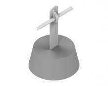 KLOCEK BETONOWY / WSPORNIK BETONOWY - B951512 - AN-KOM