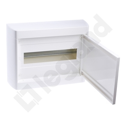ROZDZIELNIA TWORZYWO 1X12 MODUŁY N/T IP40 LISTWY PRZYŁ N+PE DRZWI BIAŁE NEDBOX - 601236 - LEGRAND