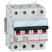 WYŁĄCZNIK NADPRĄDOWY C 16A 4-POLOWY CHARAKTERYSTYKA C SERII TX3 S 314 - 404256 - LEGRAND