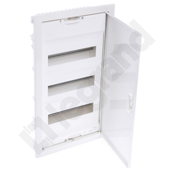 ROZDZIELNIA METAL 3X12 MODUŁY P/T IP40 LISTWY PRZYŁ N+PE DRZWI METAL RWN - 602433 - LEGRAND