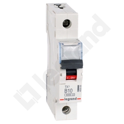 WYŁĄCZNIK NADPRĄDOWY B 10A 1 POLOWY CHARAKTERYSTYKA B S301 - 403355 - LEGRAND