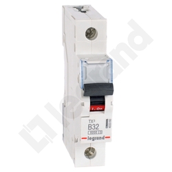 WYŁĄCZNIK NADPRĄDOWY B 32A 1 POLOWY CHARAKTERYSTYKA B S301 - 403360 - LEGRAND