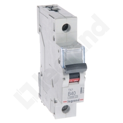 WYŁĄCZNIK NADPRĄDOWY B 40A 1 POLOWY CHARAKTERYSTYKA B S301 - 403361 - LEGRAND