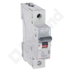 WYŁĄCZNIK NADPRĄDOWY C 3A 1 POLOWY CHARAKTERYSTYKA C S301 - 403428 - LEGRAND