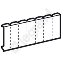 PASEK ZAŚLEPEK 18 MODUŁÓW - 001665 - LEGRAND