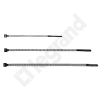 OPASKA COLRING - ZĄBKI WEWĘTRZNE - DŁUGOŚĆ 360 MM; SZEROKOŚĆ 4,6 MM - CZARNA (BLISTER) - 032024 - LEGRAND