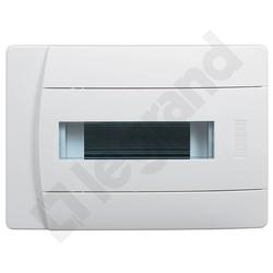 ROZDZIELNIA TWORZYWO 1X8 MODUŁY P/T IP40 LISTWA PRZYŁ N+PE DRZWI BIAŁE PRACTIBOX - 601111 - LEGRAND
