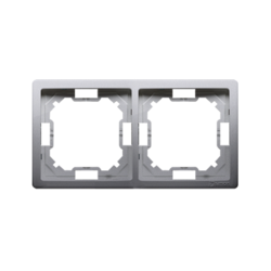 RAMKA PODWÓJNA INOX BASIC - BMR2/21 - KONTAKT SIMON