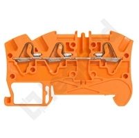 ZŁĄCZKA SPRĘŻYNOWA 1TOROWA 2,5MM2 SZEROKOŚĆ 5 POMARAŃCZOWA VIKING - 037242 - LEGRAND