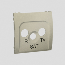 POKRYWA GNIAZDA ANTENOWEGO RTV-SAT PLATYNA SIMON CLASSIC - MASP/27 - KONTAKT SIMON