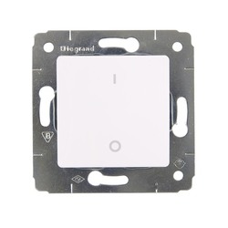 ŁĄCZNIK DWUBIEGUNOWY BIAŁY 10AX-250V~ CARIVA  - 773602 - LEGRAND