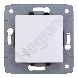 ŁĄCZNIK JEDNOBIEGUNOWY 10AX IP44 BIAŁY CARIVA - 773609 - LEGRAND