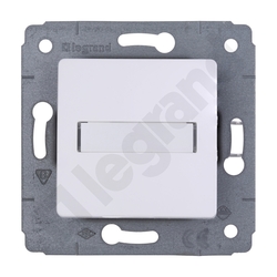 PRZYCISK Z UCHWYTEM ETYKIETY 12V BIAŁY 6A-250V~ CARIVA  - 773612 - LEGRAND