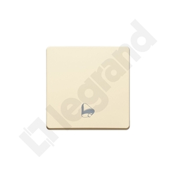 KLAWISZ Z SYMBOLEM DZWONKA KREM CARIVA  - 773729 - LEGRAND