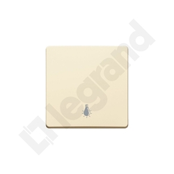 KLAWISZ Z SYMBOLEM LAMPY KREM CARIVA  - 773730 - LEGRAND