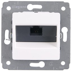 GNIAZDO KOMPUTEROWE POJEDYNCZE RJ45 KAT. 6 UTP KREMOWE CARIVA - 773741 - LEGRAND