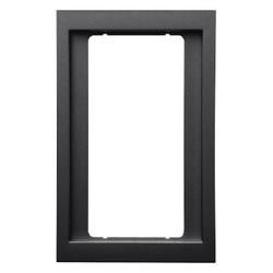 RAMKA Z DUŻYM WYCIĘCIEM ANTRACYT MAT LAKIEROWANY K.1 - 13097006 - HAGER - BERKER