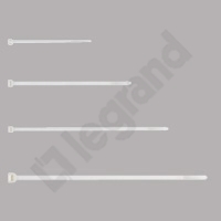 OPASKA COLRING - ZĄBKI ZEWNĘTRZNE - DŁUGOŚĆ 180 MM; SZEROKOŚĆ 4,6 MM - BEZBARWNA (TOREBKA) - 032055 - LEGRAND