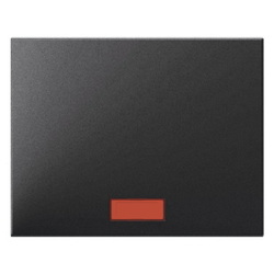 KLAWISZ Z 5 DOŁĄCZONYMI SOCZEWKAMI ANTRACYT MAT LAKIEROWANY K.1 - 14157006 - HAGER - BERKER