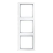 RAMKA POTRÓJNA BIAŁY AKSAMIT Q.1 - 10136089 - HAGER - BERKER