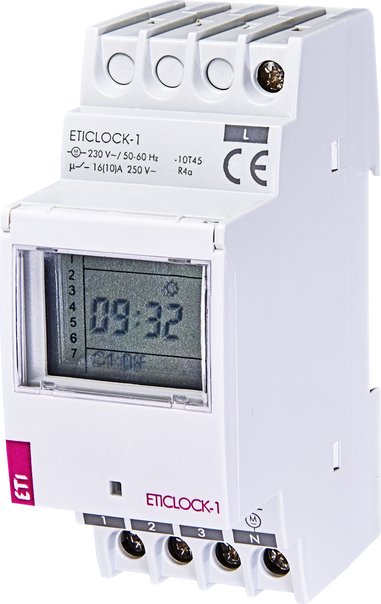 PROGRAMATOR CYFROWY JEDNOKANAŁOWY ETICLOCK - 002472011 - ETI