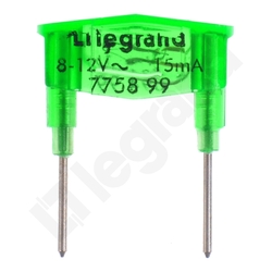 LAMPKA ZIELONA 15MA 8-12V~ - 775899 - LEGRAND