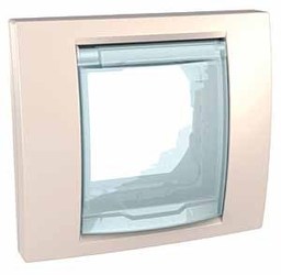 RAMKA POJEDYNCZA IP44 PIASKOWY UNICA PLUS - MGU61.002.25 - SCHNEIDER ELECTRIC