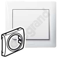 PLAKIETKA Z OTWOREM 46,5MM ARCTIC SISTENA LIFE  - 777019 - LEGRAND