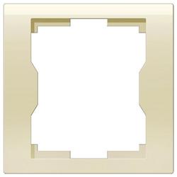 RAMKA POJEDYNCZA KREMOWA QUATTRO - 1171-01 - ELEKTRO-PLAST NASIELSK