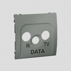 POKRYWA GNIAZDA ANTENOWEGO RTV DATA GRAFITOWY SIMON CLASSIC - MADP/25 - KONTAKT SIMON