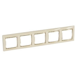 RAMKA PIĘCIOKROTNA POZIOMA KREM/ZŁOTO VALENA  - 774155 - LEGRAND