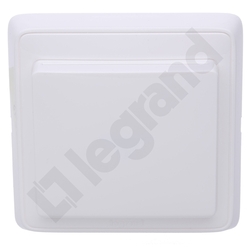ŁĄCZNIK HOTELOWY BIAŁY 10A-250V~ KOMPLET Z RAMKA CARIVA  - 773648 - LEGRAND