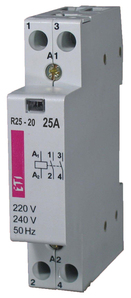 STYCZNIK MODUŁOWY 25A 2NO 230V R25-20 230V - 002463502 - ETI