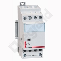 STYCZNIK MODUŁOWY 25A AC1 4 BIEGUNY 4NC STEROWANIE 230V AC SM425 - 412536 - LEGRAND