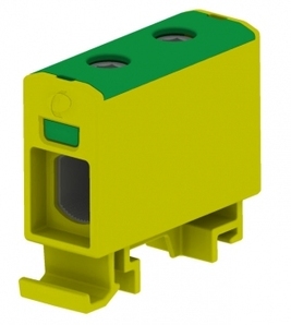 ZŁĄCZKA SZYNOWA GWINTOWANA DO ŁĄCZENIA PRZEWODÓW AL/CU 1,5 - 50 MM2 T021050.YG ZÓŁTO-ZIELONA - 89706009 - SIMET