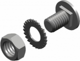 ŚRUBA Z ŁBEM GRZYBKOWYM SGM8&times;14 100SZT - 650441 - BAKS