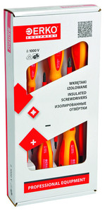 ZESTAW WKRĘTAKÓW IZOLOWANYCH (6 SZT) - WIPPH_K - ERKO