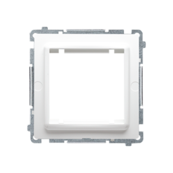 ADAPTER 45X45 MM MOCOWANIE NA WKRĘTY I ŁAPKI BIAŁY	, BASIC - BMA45M/11 - KONTAKT SIMON