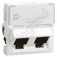 GNIAZDO 1XRJ45 KAT6 UTP MOSAIC  - 076506 - LEGRAND