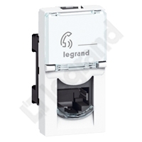 GNIAZDO 1XRJ45 KAT6 FTP ANTYBAKTERYJNE MOSAIC  - 076582 - LEGRAND