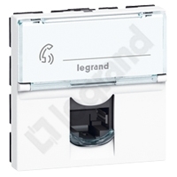 GNIAZDO 1XRJ45 KAT6 FTP 90&deg; MOSAIC  - 076592 - LEGRAND