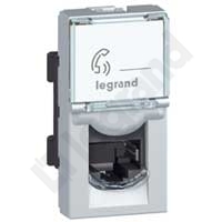 GNIAZDO 1XRJ45 KAT5E FTP ALU MOSAIC  - 079452 - LEGRAND